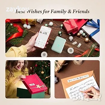 Машина за създаване на етикети NIIMBOT D110 с лента, малък принтер за етикети, снимка 5 - Принтери, копири, скенери - 49232464