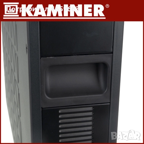 Енергоспестяващ електрически конвектор Ziflo Kaminer с WiFi управление и дистанционно, 2300W Черен, снимка 4 - Отоплителни печки - 52526070