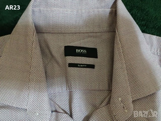 Hugo Boss мъжка риза с дълъг ръкав М, снимка 2 - Ризи - 40550024