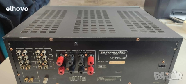 Стерео усилвател Marantz PM-72, снимка 3 - Ресийвъри, усилватели, смесителни пултове - 52441432