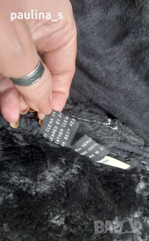 "Steve Madden" / Естествен велур / Дамски кожух / 44 EU , снимка 14 - Палта, манта - 48877475