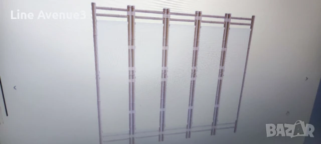 Сгъваема 5-панелна преграда за стая 200 см бамбук и платно, снимка 3 - Паравани - 51137859