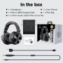 Безжични слушалки OneOdio Pro-C, 20Hz-40KHz, Hi-Res, Bluetooth 5.2, до 110 h. Playing, микрофон, снимка 3