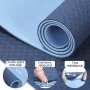 Постелка за йога пилатес 8 mm изключително дебела, екологично чиста, снимка 4