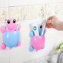 980 Детска поставка за четки за зъби Костенурка поставка за баня с вакуум, снимка 2