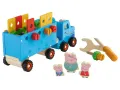Дървен камион с ремарке и аксесоари Пепа Пиг Peppa pig с инструменти, снимка 2