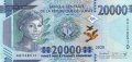 ❤️ ⭐ Гвинея 2020 20000 франка UNC нова ⭐ ❤️, снимка 2