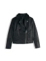 Дамско черно кожено яке, снимка 5