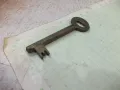 Ключ стар бронзов за брава, снимка 6