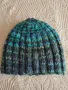 Ръчно плетени вълнени шапки, шалче, ленти, снимка 16