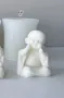 3D Буда дете силиконов молд форма фондан шоколад гипс смола свещ сапун, снимка 1