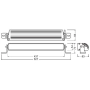 LED бар OSRAM LEDriving FX500-CB SM GEN2 12/24V 3750lm 6000K, снимка 4