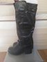 Дамски високи зимни ботуши с дебел ток - 38, 39 номер, снимка 2
