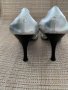 Уникални скъпи сребристи обувки CAFENOIR Италия, снимка 11