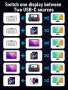 Lemorele KVM превключвател 2 компютъра 1 монитор [USB C вход] HDMI, снимка 6