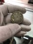 Сребърна монета обединено кралство ½ крона, 1940 г, снимка 12
