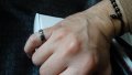 Лот нови мъжки пръстени, бижутерска стомана, снимка 12