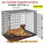 Голяма метална сгъваема клетка за куче – 122×76×81 см - КОД 4485, снимка 1