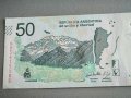 Банкнота - Аржентина - 50 песо UNC | 2018г., снимка 3