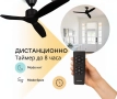 Вентилатор за таван Mellеrware Brizy Ceiling Fan с дистанц. управл.,45W,6 скорости,таймер,DC мотор, снимка 1