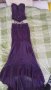 Лилава рокля от две части, снимка 1 - Рокли - 36816719