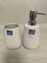 Комплект дозатор за сапун и чашка, снимка 1