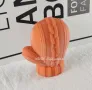 3D Вълнена ръкавица Силиконов молд форма за свещи гипс сапун , снимка 3