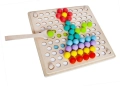 Дървен пъзел с цветни топчета, снимка 3