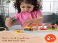 Нова Fisher-Price Montessori дървена играчка за сортиране, 13 части, снимка 2