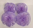 Лилави кордели, панделки за коса, снимка 2