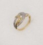 Златни пръстени-18К с диаманти, снимка 15