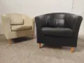Клубни кожени кресла, снимка 4