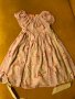 Детска бежова официална рокля, снимка 1 - Детски рокли и поли - 37518751