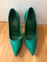 Зелени лачени обувки, снимка 1