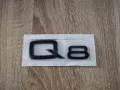 черна емблема Audi Q8, снимка 1