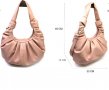 Чанта,тип торба, много мека еко кожа, цвят розов, снимка 1 - Чанти - 37100794