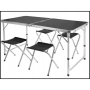Сгъваема къмпинг маса с 4 стола, снимка 3