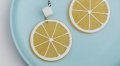 Нови свежи обеци лимони Привлечете внимание  Бъдете различни‼️, снимка 3