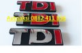 3D Метални емблеми TDI/ТДИ предна решетка , снимка 2