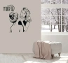 make up стикер постер самозалепващ лепенка за салон грим козметика стена, снимка 2