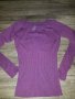 Дамска блуза в лилаво , снимка 1 - Блузи с дълъг ръкав и пуловери - 27521380