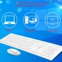 Комплект Безжична Wireless Водоустойчива клавиатура с мишка, снимка 4