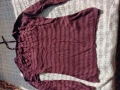 Дамска блуза, размер S-M, бордо, снимка 4