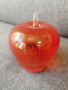 Декоративна стъклена ябълка марка IVV - Корал