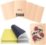 Нов Комплект фалшива кожа 3мм 6 броя + A4 stencil/transfer хартия 20 броя, снимка 1