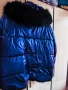 Дамско яке син металик. Зимно яке, снимка 2