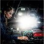 LED РАБОТНА ЛАМПА С МАГНИТ прожектор, лампа фенер с магнит, 37 см, снимка 8