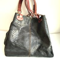 Дамска италианска чанта от естествена кожа, снимка 2 - Чанти - 43233780