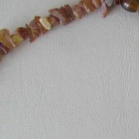 Колие от суров балтийски кехлибар-чипс, снимка 7 - Колиета, медальони, синджири - 43454634
