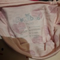 Бебешки комплект р-р74-80см в розово, снимка 5 - Комплекти за бебе - 43828176
